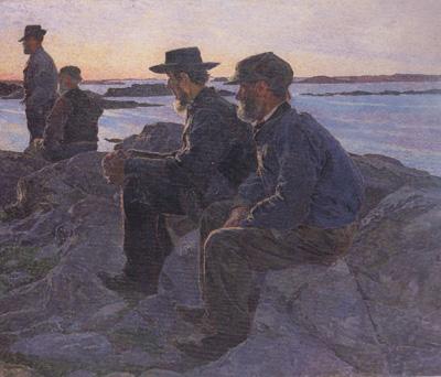 Carl Wilhelmson On the Rocks at Fiskebackskil (nn02 China oil painting art